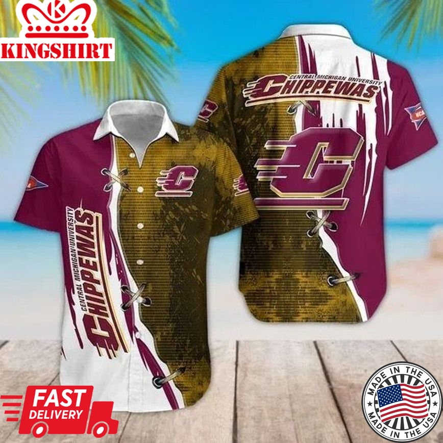 Ncaa Central Michigan Chippewas Special Edition Trendy Hawaiian Shirt Aloha Shirt