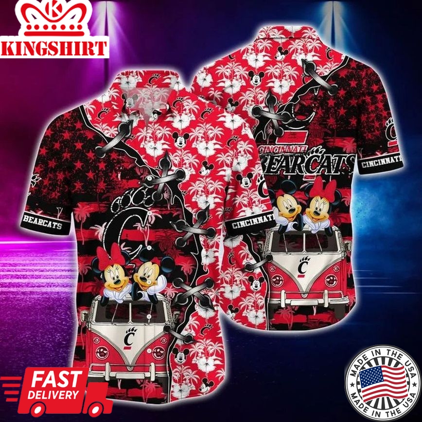 Ncaa Cincinnati Bearcats Mickey Mouse Trendy Hawaiian Shirt Aloha Shirt