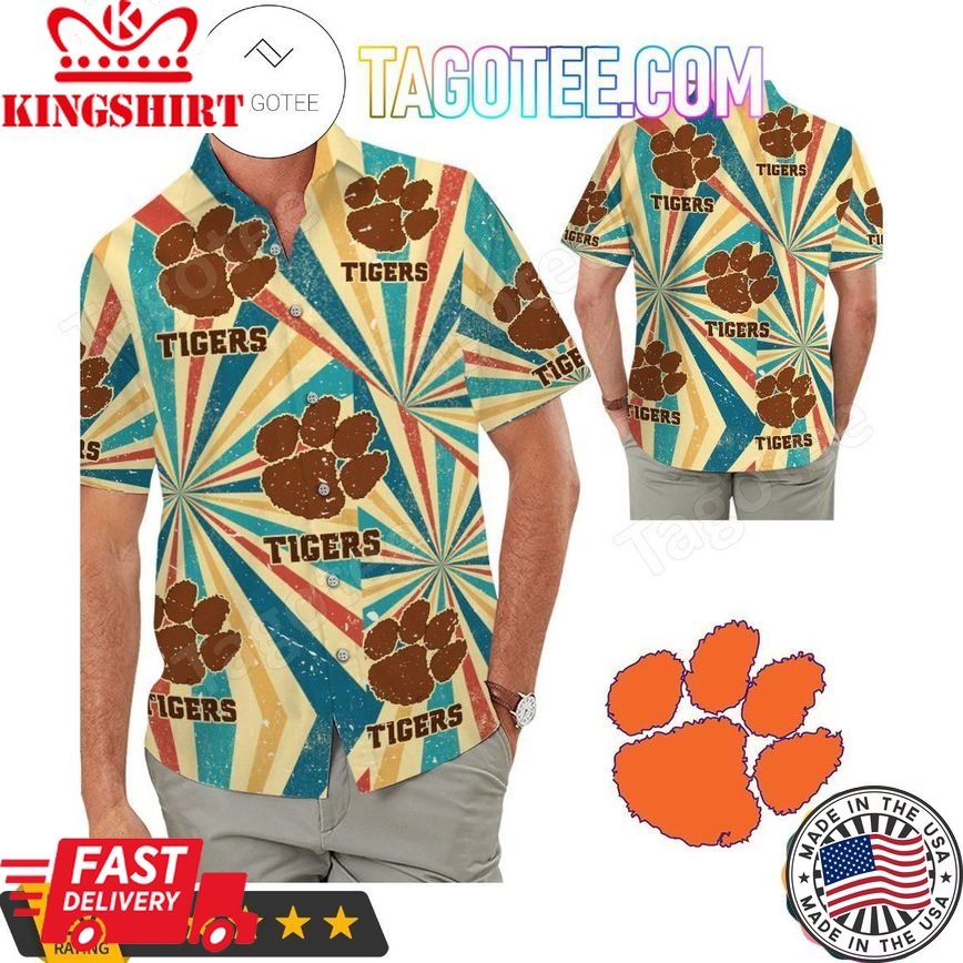 Ncaa Clemson Tigers Trendy Hawaiian Shirt V13 Aloha Shirt