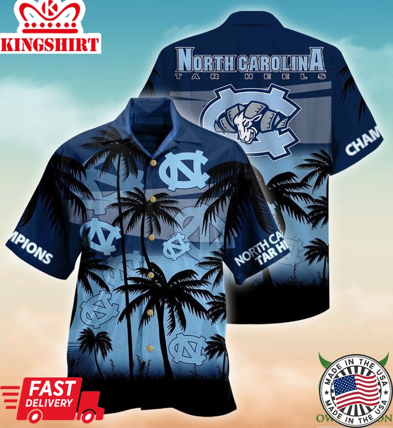 Ncaa North Carolina Tar Heels Limited Edition Trendy Hawaiian Shirt Aloha Shirt