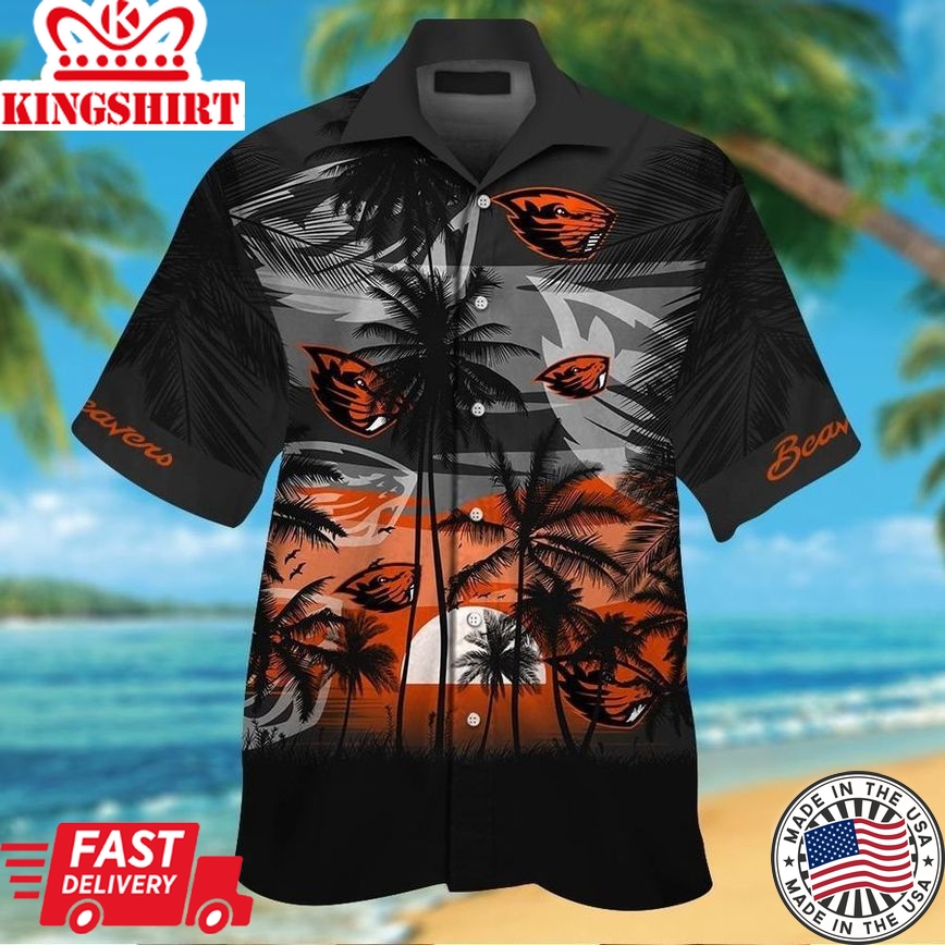 Ncaa Oregon State Beavers Tropical Aloha Trendy Hawaiian Shirt Aloha Shirt