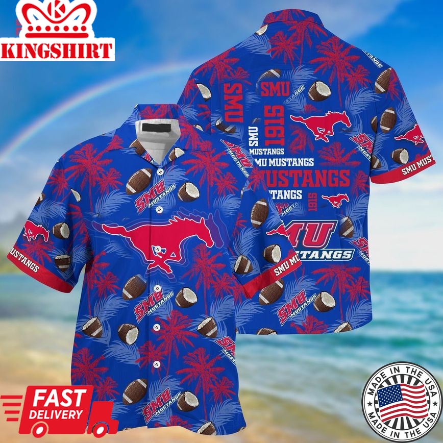 Ncaa Smu Mustangs New Trending Trendy Hawaiian Shirt Aloha Shirt