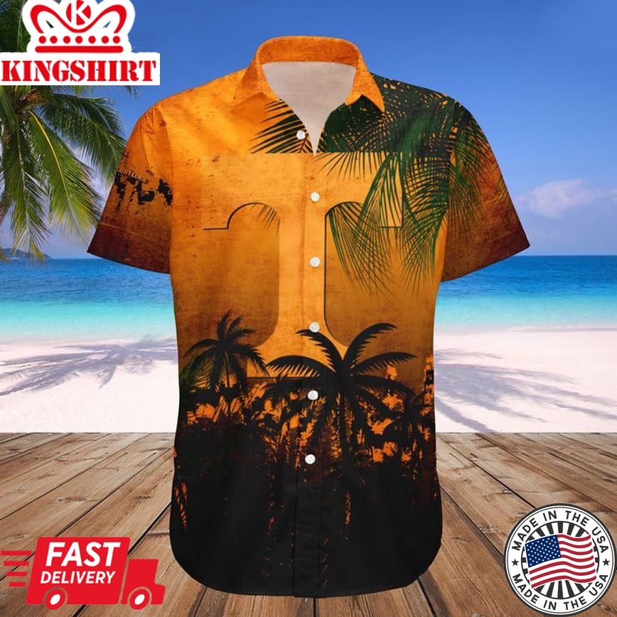 Ncaa Tennessee Volunteers Coconut Tree Trendy Hawaiian Shirt Aloha Shirt