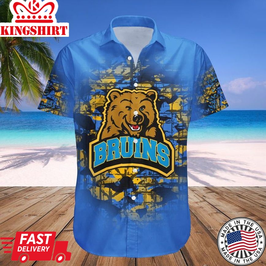 Ncaa Ucla Bruins Custom Text Number Blue Trendy Hawaiian Shirt Aloha Shirt