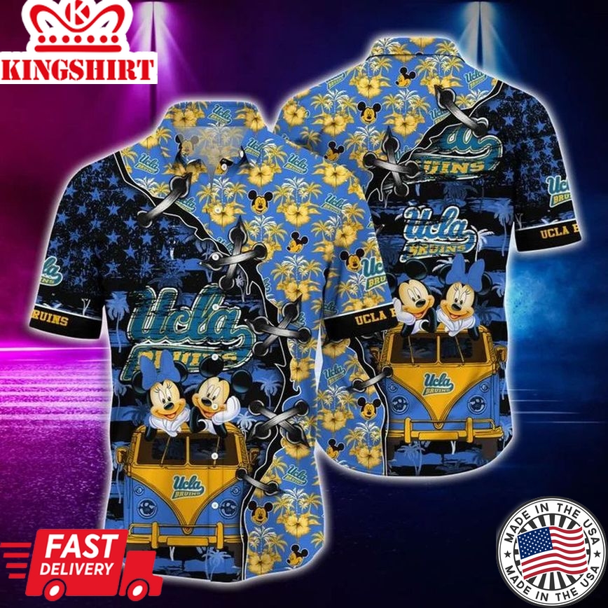 Ncaa Ucla Bruins Mickey Mouse Trendy Hawaiian Shirt Aloha Shirt