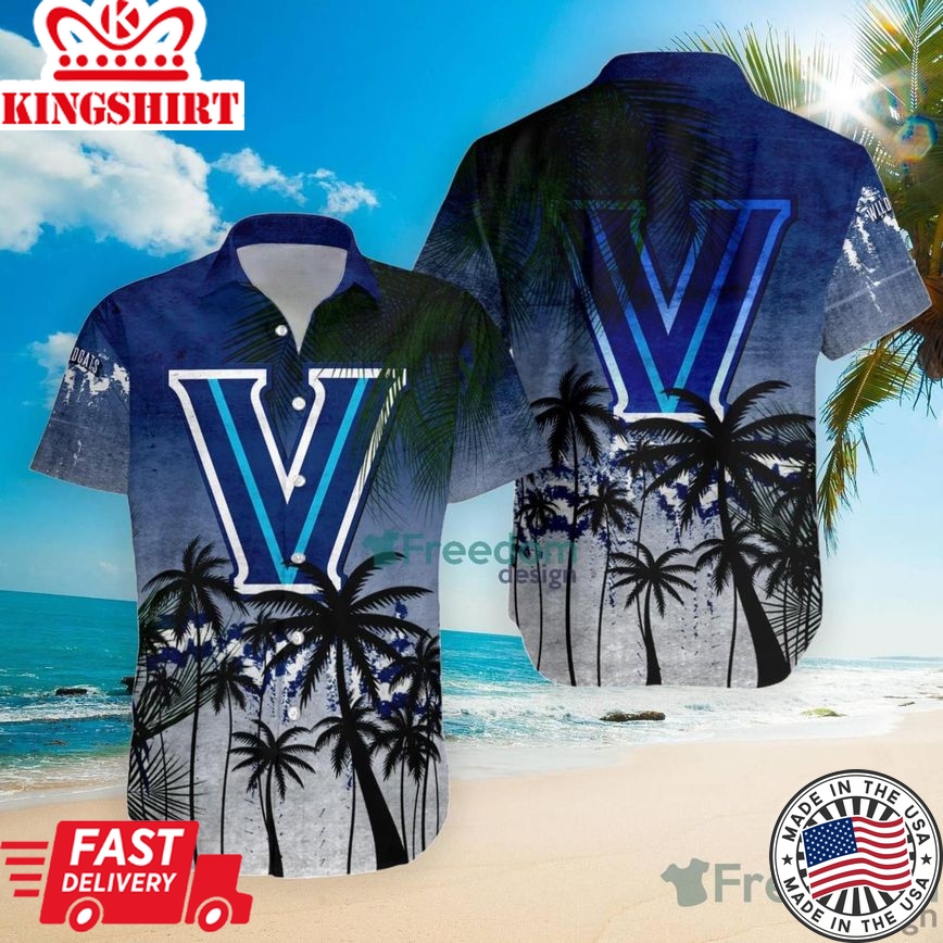 Ncaa Villanova Wildcats Coconut Tree Trendy Hawaiian Shirt Aloha Shirt