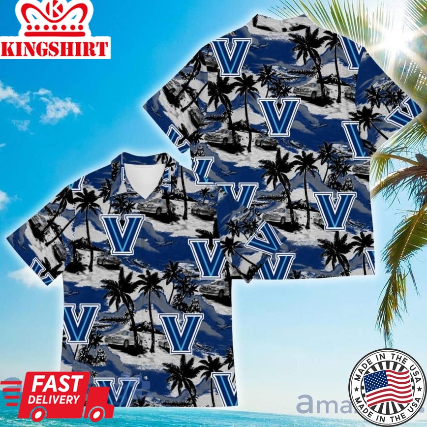 Ncaa Villanova Wildcats Tropical Coconut Vintage Trendy Hawaiian Shirt Aloha Shirt