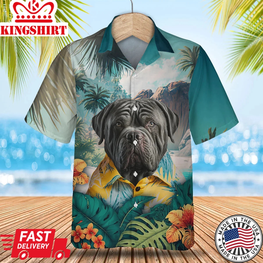 Neapolitan Mastiff Trendy Hawaiian Shirt, Dog Lover Trendy Hawaiian Shirt, Summer Trendy Hawaiian Shirt For Men And Women