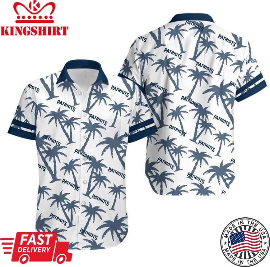 New England Patriots Coconut Tree NFL Hawaiian Shirt and Shorts: Perfect Gift for Fan