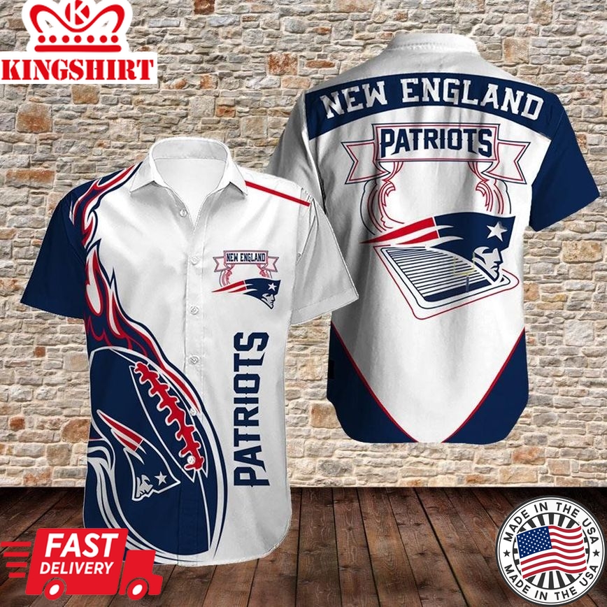 New England Patriots Hawaiian Shirt: Trending Hawaiian Shirts Design 03, Limited Edition