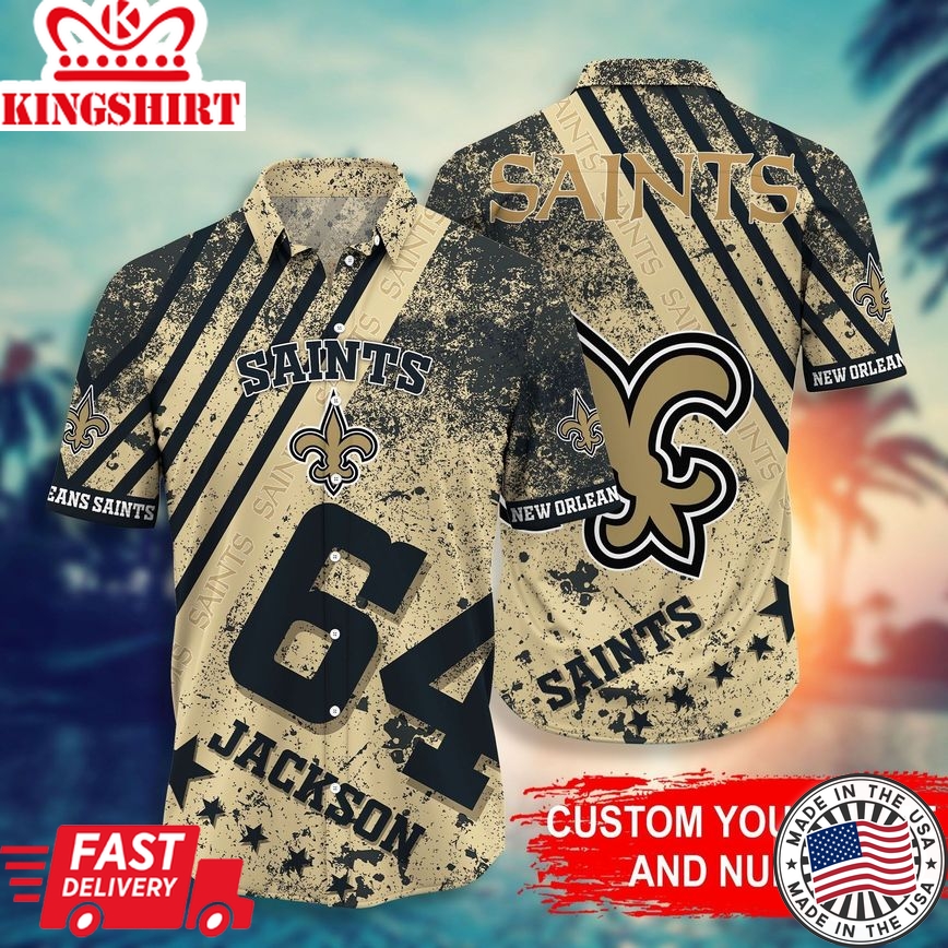 New Orleans Saints NFL Personalized Hawaii Shirt