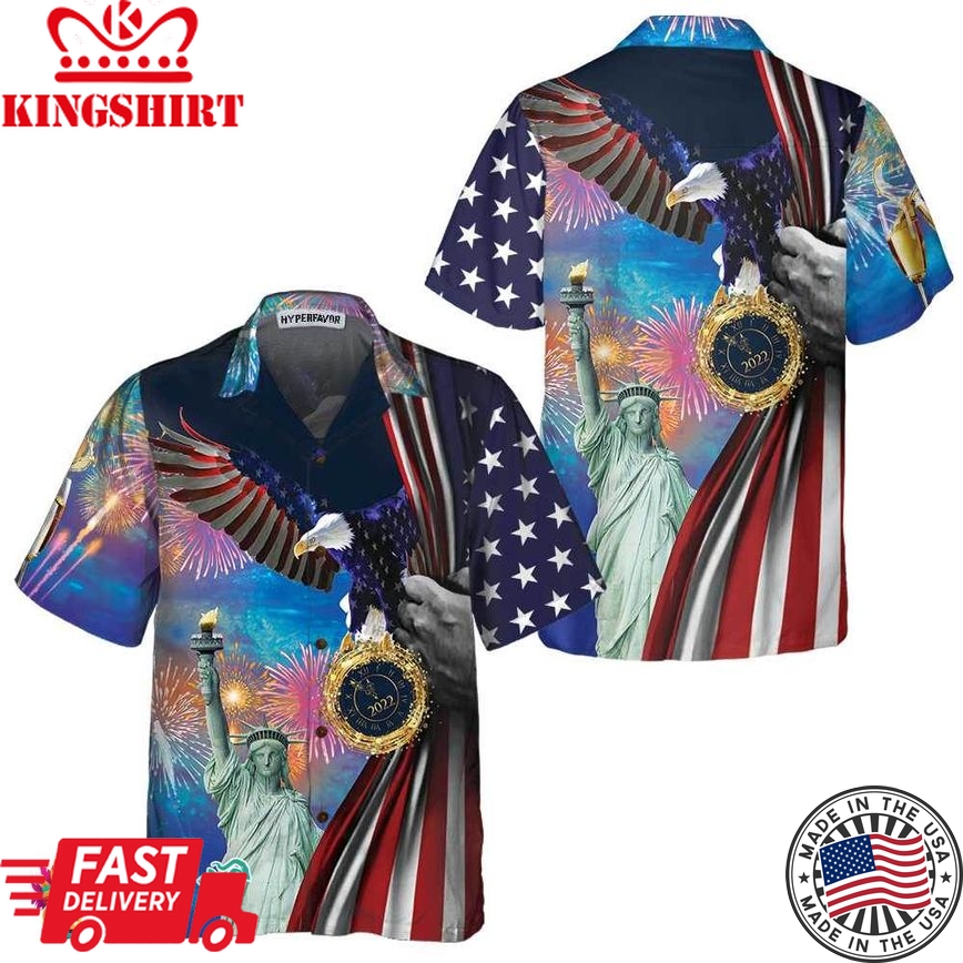 New Year New America Hawaiian Shirt, Happy New Year's Eve Shirt For Men And Women