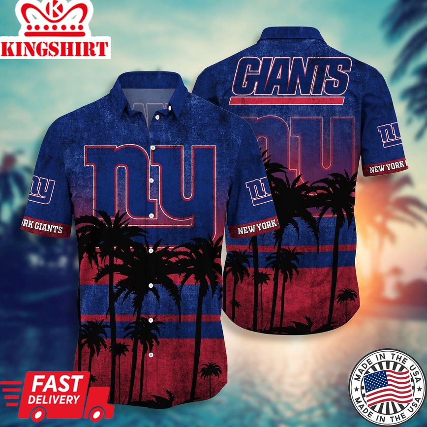 New York Giants NFL-Hawaii Shirt Short Style Hot Trending Summer Collection Trending Hawaiian Shirts