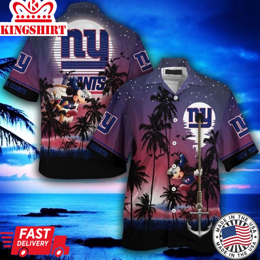 New York Giants NFL Summer Hawaiian Shirt