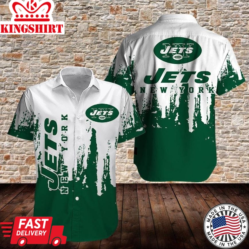 New York Jets Limited Edition Hawaiian Shirt Trending Hawaiian Shirts Design 07