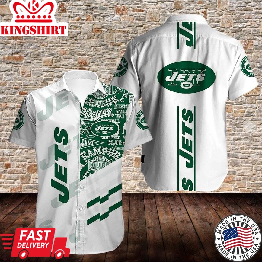 New York Jets Limited Edition Hawaiian Shirt Trending Hawaiian Shirts Design 08