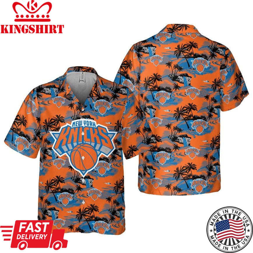 New York Knicks Stylish Hawaiian Shirt for Fans