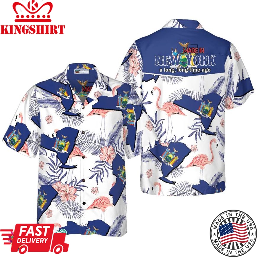 New York Made In Long Time Hawaiian Shirt