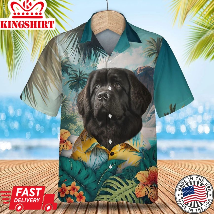 Newfoundland 1 - 3D Tropical Trendy Hawaiian Shirt