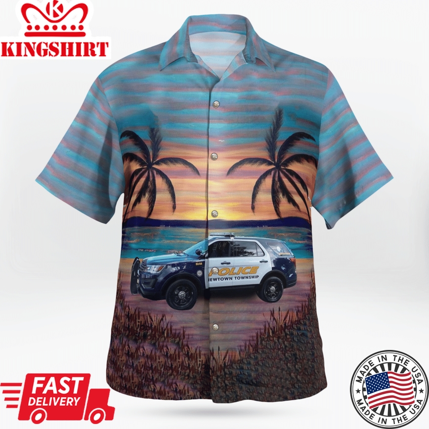 Newtown Borough Police Department Hawaiian Shirt