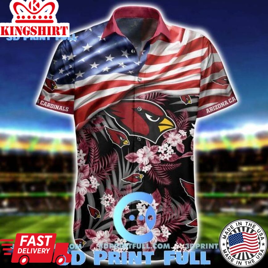 NFL Arizona Cardinals Hawaiian Shirt Flag