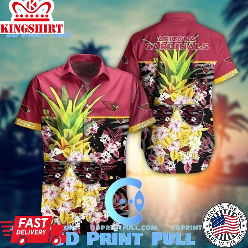 NFL Arizona Cardinals Hawaiian Shirt Pineapple New Trending