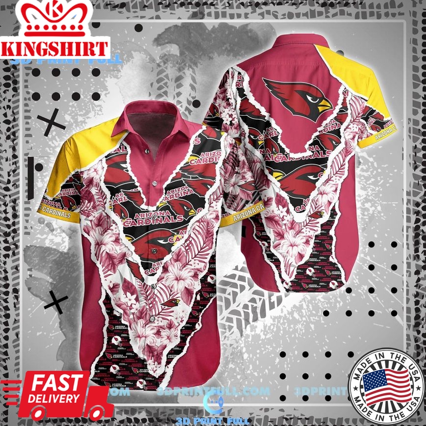 NFL Arizona Cardinals Hawaiian Shirt Trending Summer 2021