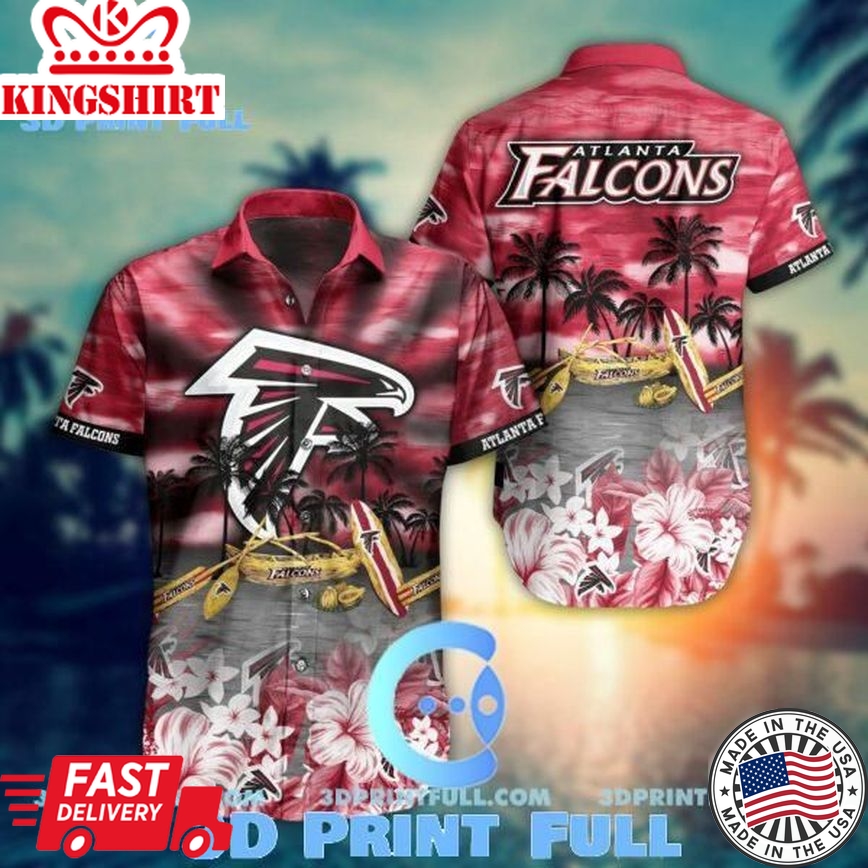 NFL Atlanta Falcons Hawaiian Shirt And Short Summer Trending Hawaiian Shirts Design 2