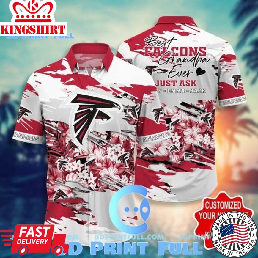 NFL Atlanta Falcons Hawaiian Shirt Personalized