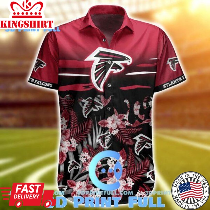 NFL Atlanta Falcons Hawaiian Shirt Short 1