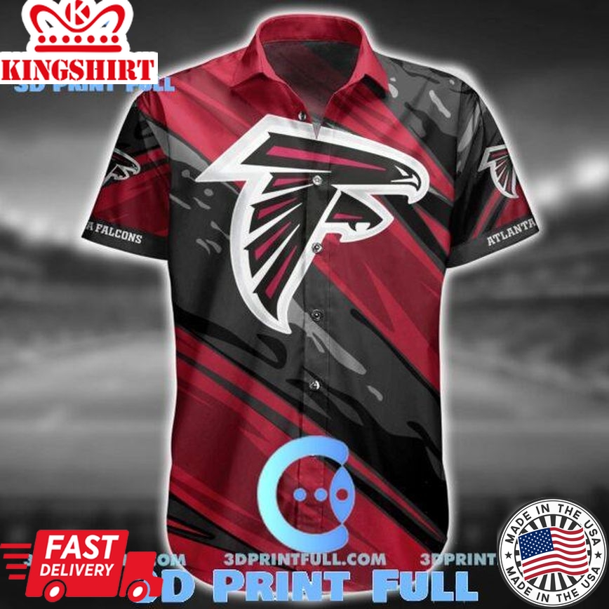 NFL Atlanta Falcons Hawaiian Shirt Short 7