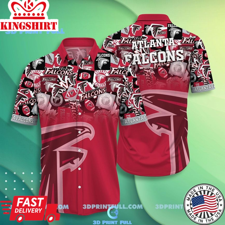 NFL Atlanta Falcons Hawaiian Shirt Short Hot Trending Summer 1