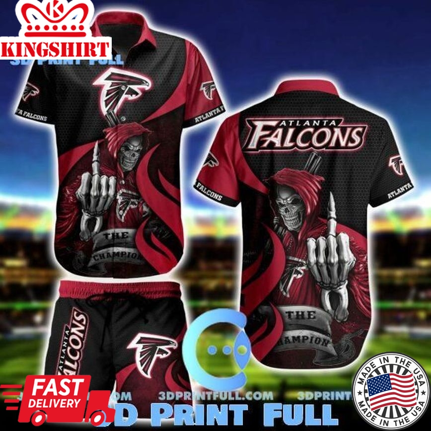 NFL Atlanta Falcons Hawaiian Shirt Short Summer Collection Trending Hawaiian Shirts