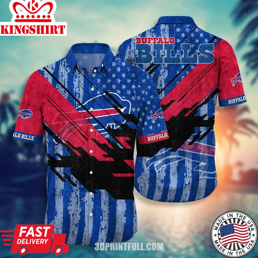 NFL Buffalo Bills Hawaiian Shirt: Short Style Hot Trending 8