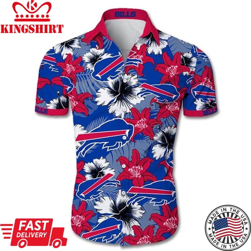 NFL Buffalo Bills Hawaiian Shirt: Short Summer Collection Trending Hawaiian Shirts - Stay Cool and Stylish