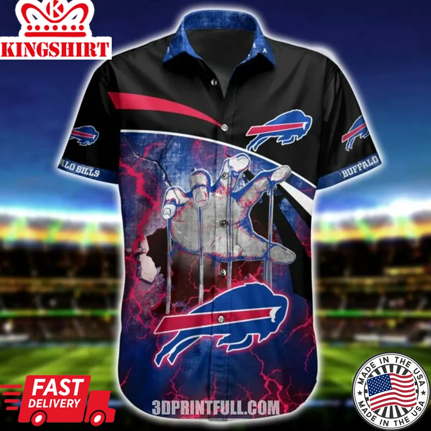 NFL Buffalo Bills Hawaiian Shirt: Short Summer Edition for Men