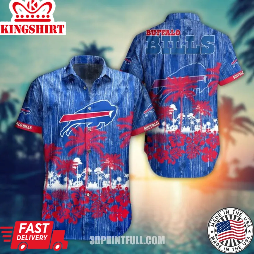 NFL Buffalo Bills Hawaiian Shirt: Summer Trending Hawaiian Shirts Design 01