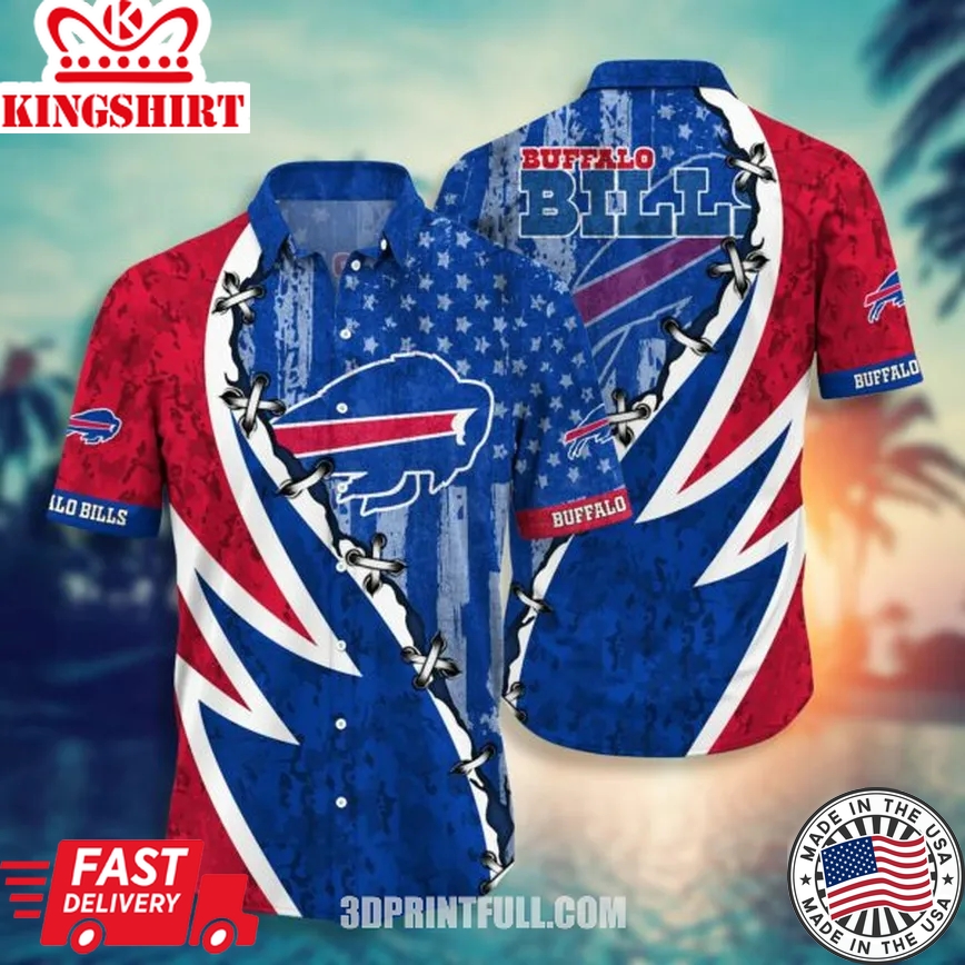 NFL Buffalo Bills Hawaiian Shirts: Short Summer Collection, Trending Hawaiian Shirts