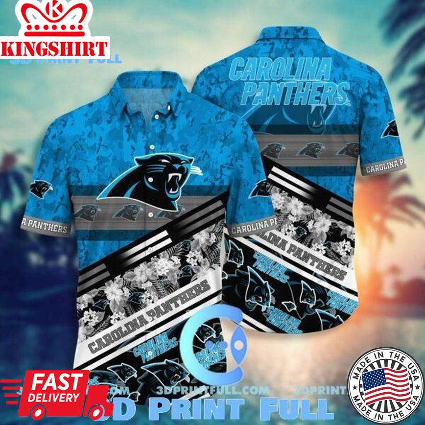 NFL Carolina Panthers Hawaiian Shirt Hot Trending