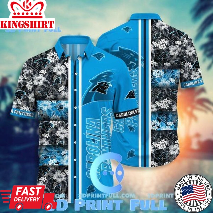 NFL Carolina Panthers Hawaiian Shirt Short Style Hot Trending 1