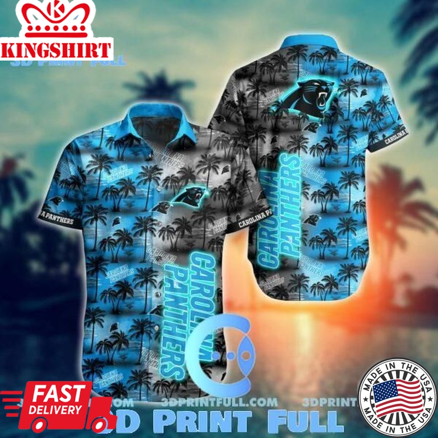 NFL Carolina Panthers Hawaiian Shirt Short Style Trending