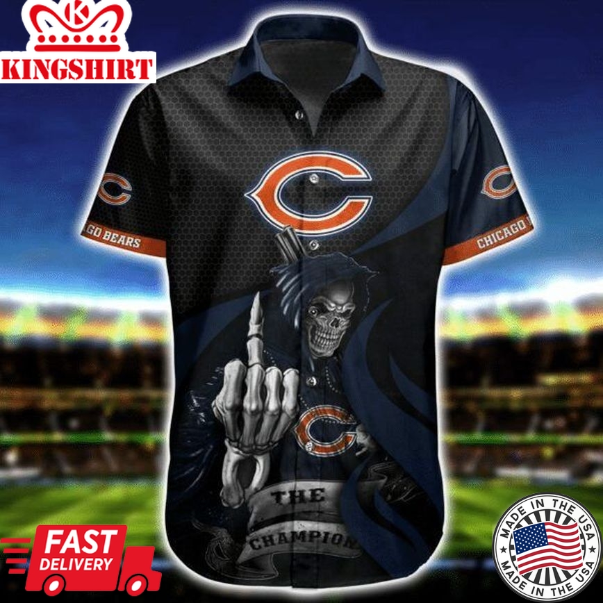 Nfl Chicago Bears Hades In The Champions Trendy Hawaiian Shirt Aloha Shirt