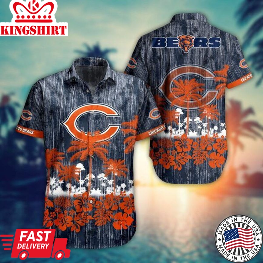 NFL Chicago Bears Hawaiian Shirt and Short: This Summer, Trending Hawaiian Shirts Design 2