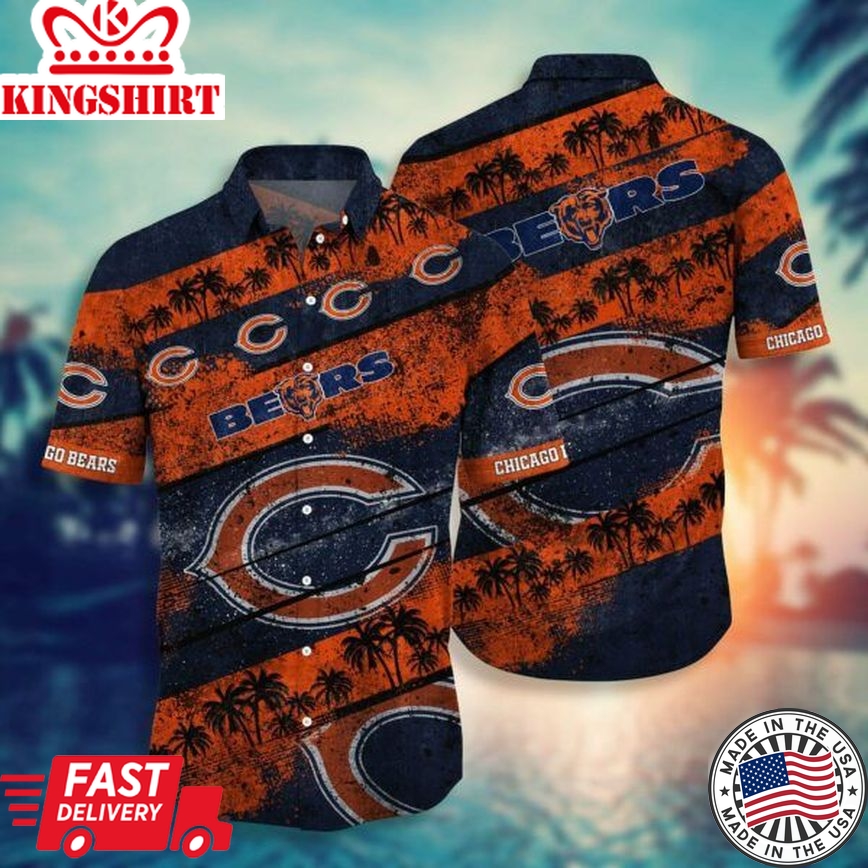 NFL Chicago Bears Hawaiian Shirt: Short Style, Hot Trending 2