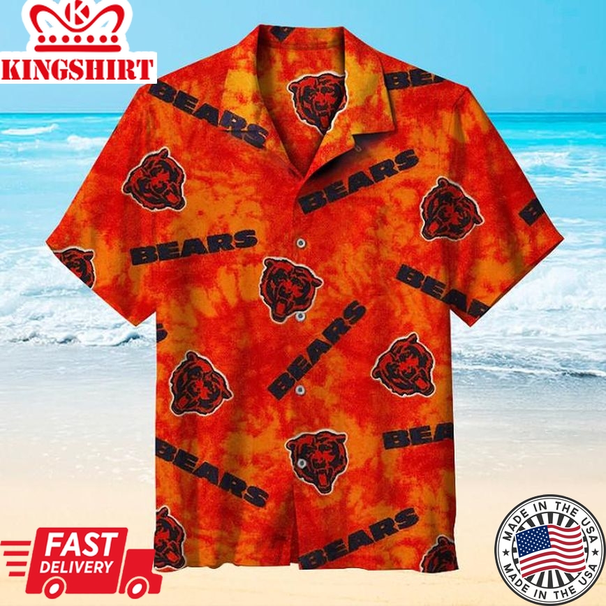 NFL Chicago Bears Logo Hawaiian Shirt: Sleeve Shirt