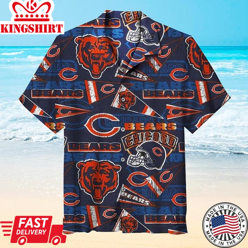 NFL Chicago Bears Vintage Hawaiian Shirt