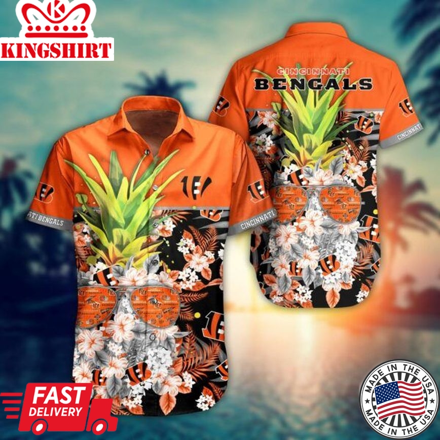 NFL Cincinnati Bengals Hawaiian Shirt Pineapple New Trending