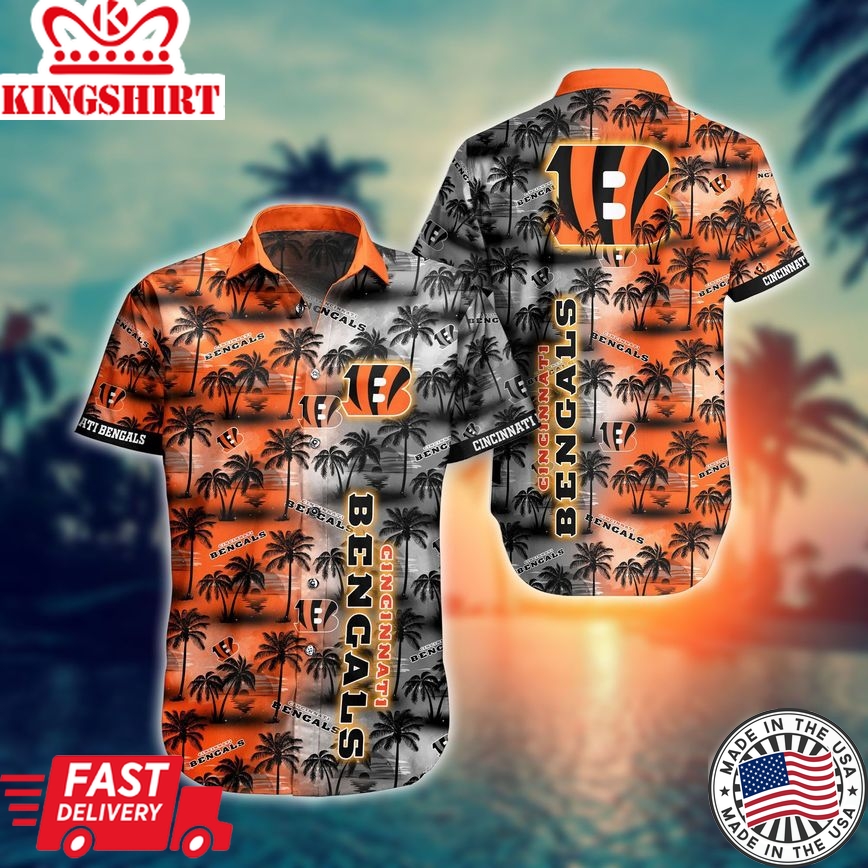 NFL Cincinnati Bengals Hawaiian Shirt Short For Fans 11