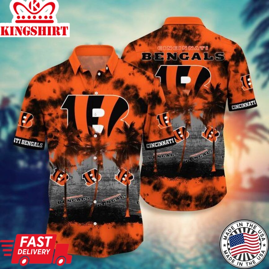 NFL Cincinnati Bengals Hawaiian Shirt Short Style Hot Trending