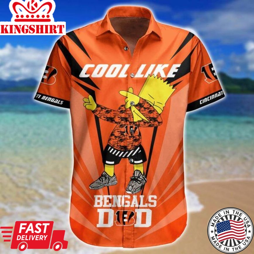 NFL Cincinnati Bengals Hawaiian Shirt Shorts Cool Like